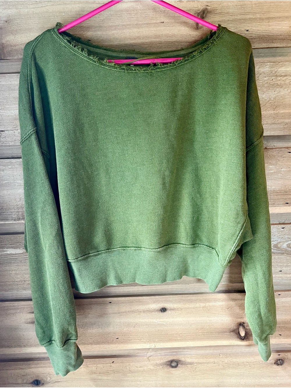 FREE PEOPLE Jojo pullover in Green